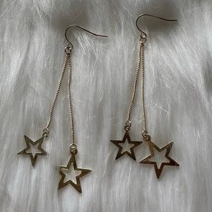Vintage Dangling Star Earrings